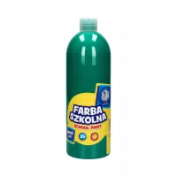 Farba szkolna 1000 ml, szmaragdowy