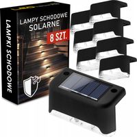ZESTAW 8szt LAMPA LED schodowa solarna wodoodporna