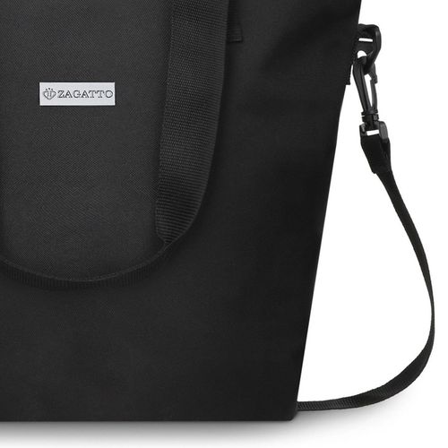 ZAGATTO Shopperka torebka damska duża torba czarna pojemna torebka shopper na Arena.pl