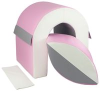 Tunel komplet 2 dużych klocków kształtek piankowych do żłobków przedszkoli