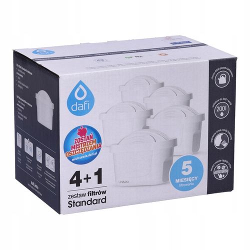 Filtr / Filtry Wkład Dafi Unimax do dzbanka filtrującego wodę | 5 szt. na Arena.pl