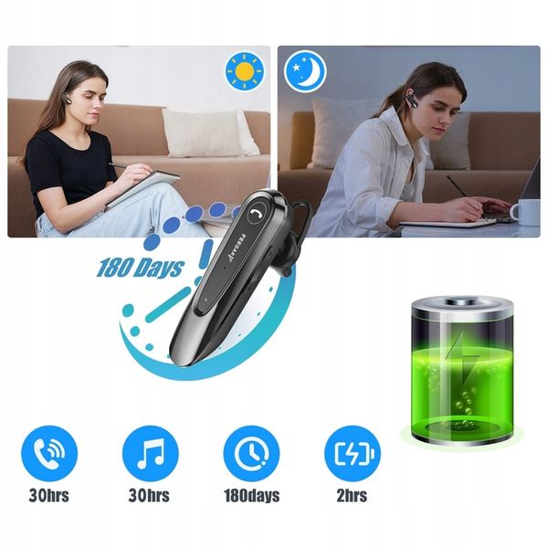 Feegar BF400 Pro Słuchawka Bluetooth HD CVC 30h zdjęcie 4
