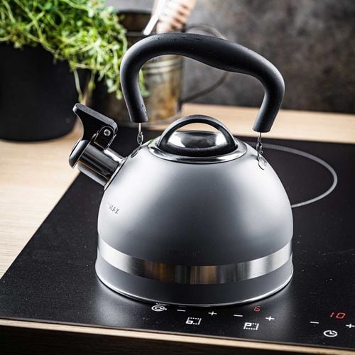 czajnik 1,8l z gwizdkiem kinghoff kh-1851 szary na Arena.pl