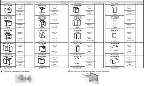 Meble kuchenne STILO - cichy domyk BIAŁY MAT na Arena.pl
