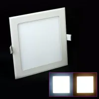 Panel, lampa sufitowa plafon ledowy kwadratowy podtynkowy LED 24W/230V