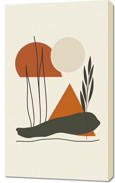 Obraz 60x100cm Beżowe Spojrzenie zdjęcie 1
