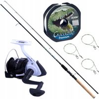 Zestaw spinningowy WĘDKA + KOŁOWROTEK + ŻYŁKA na spinning JAXON