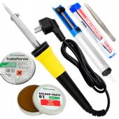 ZESTAW LUTOWNICZY LUTOWNICA PRECYZYJNA KOLBOWA 30W + ODSYSACZ + CYNA PASTA