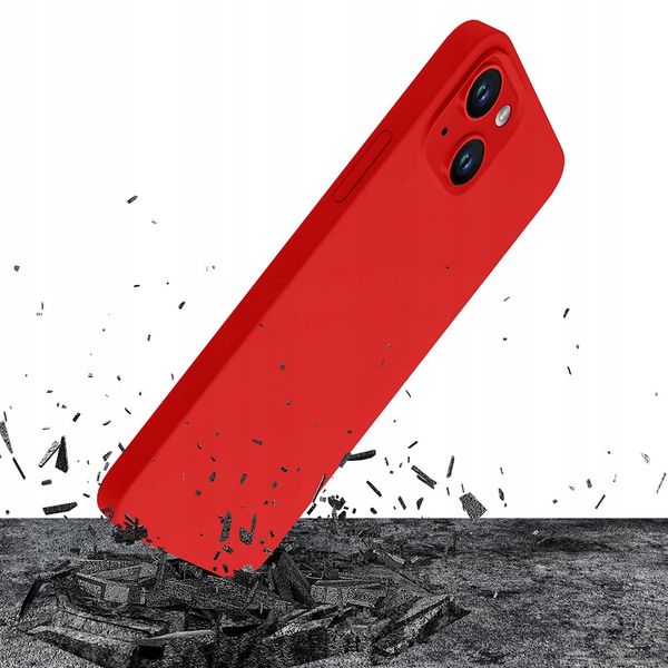 Etui na Apple iPhone 14 Plus - 3mk HARDY Silicone MagCase Red zdjęcie 3