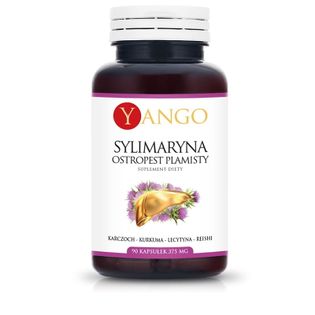 Sylimaryna - ekstrakt z ostropestu - 90 kapsułek Yango