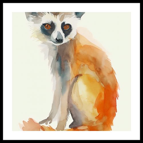 Plakat 40x40cm Lemurek na Arena.pl