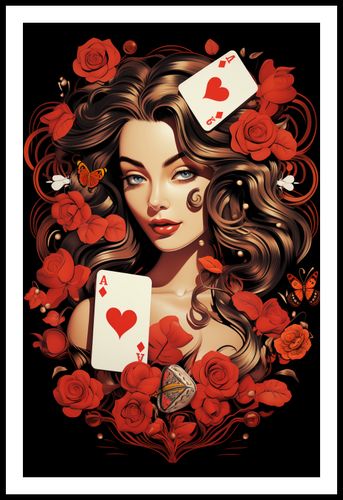 Plakat 53x81cm Różany Hazard na Arena.pl