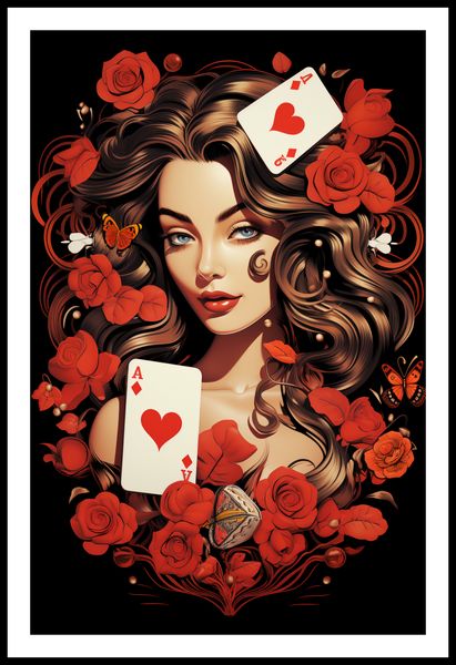 Plakat 53x81cm Różany Hazard zdjęcie 3