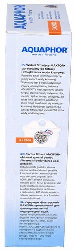 Wkład filtrujący filtry do wody Aquaphor Maxfor+ plus 3 sztuki na Arena.pl