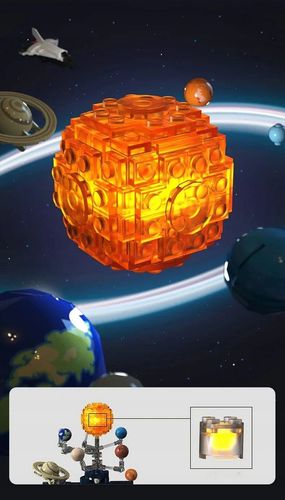 Klocki KONSTRUKCYJNE Ruchomy UKŁAD SŁONECZNY ZIEMIA SŁOŃCE KOSMOS LED na Arena.pl