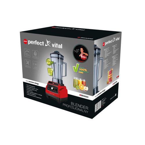 Blender ELDOM BK500C Wysokoobrotowy   CZERWONY na Arena.pl