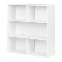 REGAŁ STOJĄCY MODERNHOME TRZYPOZIOMOWY LAMINOWANY