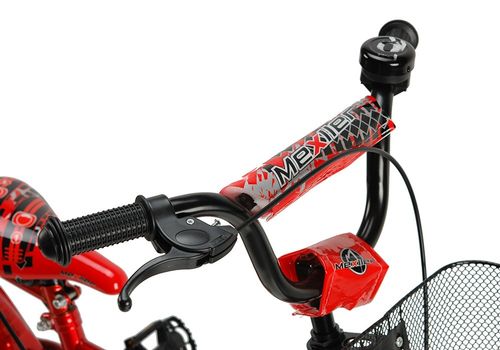 Rower 16 MEXLLER BMX sreb/czerw. + koszyk na Arena.pl