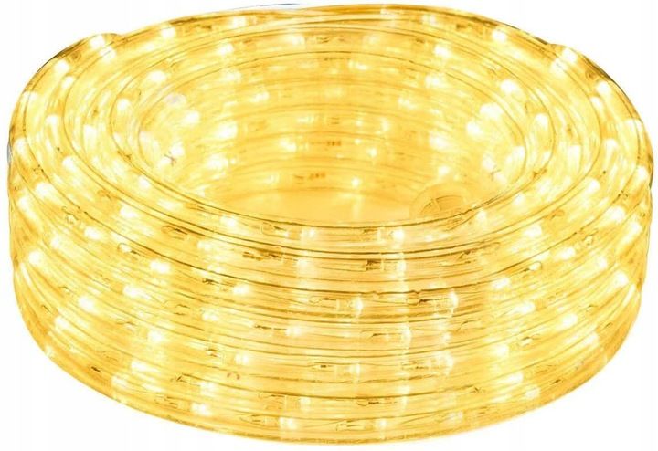 PIĘKNY JASNY WĄŻ ŚWIETLNY Z BROKATEM LED LAMPKI OZDOBNE CHOINKOWE 10M ZEW. zdjęcie 10