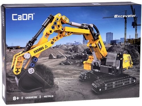 ZESTAW  KONSTRUKCYJNA KOPARKA Z RUCHOMYMI ELEMENTAMI na Arena.pl