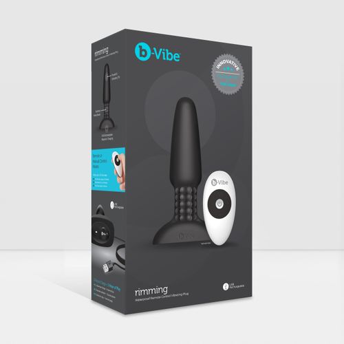 Plug analny - Bvibe Rimming Remote Control Plug Black na Arena.pl