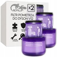 2x FILTRY do DYSON V12 V12 DETECT SLIM ZMYWALNY