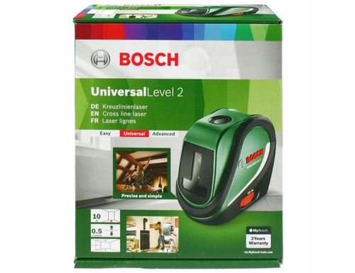 LASER KRZYŻOWY UNIVERSALLEVEL 2 BOSCH + STATYW na Arena.pl