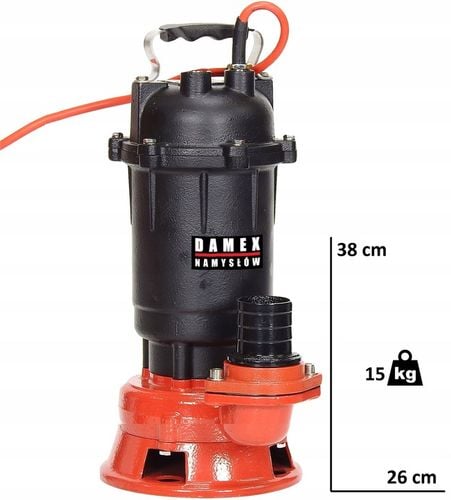 POMPA P3000 DO WODY BRUDNEJ ŚCIEKÓW SZAMBA ROZDRABNIACZ 100%MIEDŹ na Arena.pl
