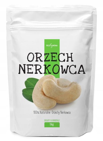 Orzechy nerkowca 1kg - CAŁE ORZECHY wysoka jakość zdjęcie 1