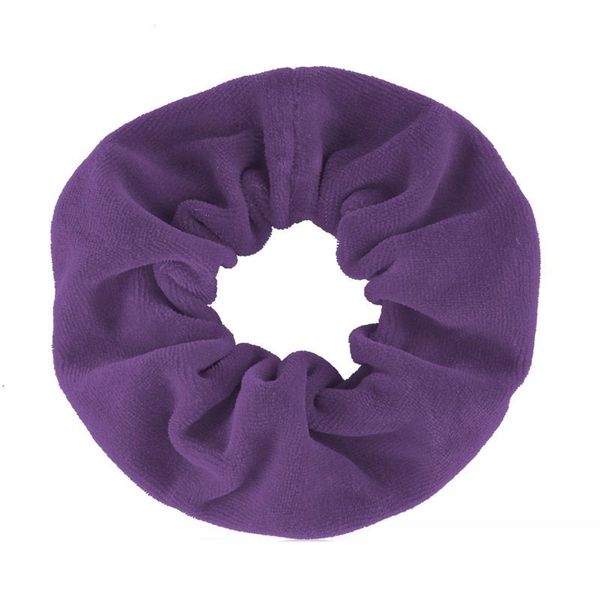 Gumka owijka aksamitka fioletowa zdjęcie 1