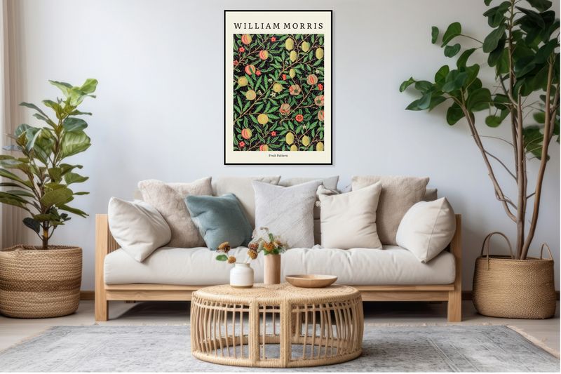 Obraz 50x70cm Design Fruit Pattern, Morris Vintage do Salonu zdjęcie 5