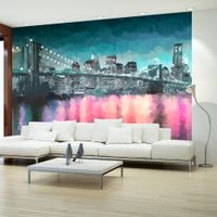 Fototapeta - Malowany Nowy Jork 400x280