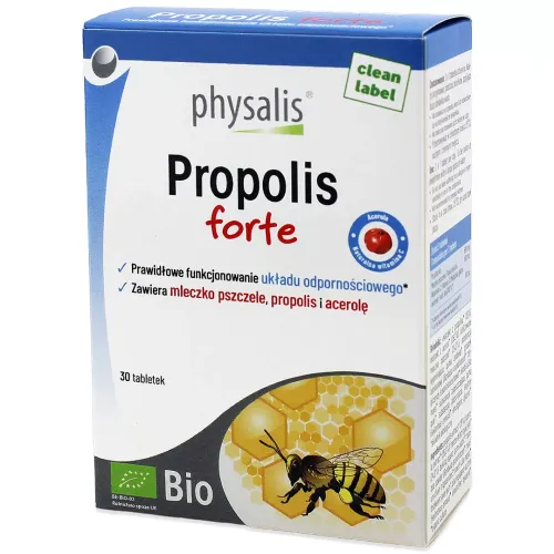 Propolis Forte BIO 30 Tabletek - Physalis na Arena.pl
