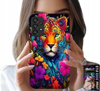 ETUI DO SAMSUNG GALAXY A23 5G - KWIECISTE WZORY TYGRYS TYGRYSEK + FOLIA