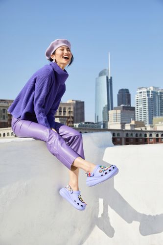 Damskie Buty Chodaki Platforma Crocs Classic Crush 207521 Clog 41-42 na Arena.pl