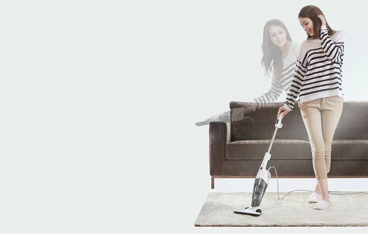 ODKURZACZ PIONOWY RĘCZNY PRZEWODOWY 2W1 DEERMA DX118C DODATKOWE SZCZOTKI zdjęcie 9