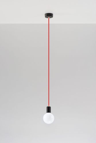 Lampa Wisząca EDISON Czerwona na Arena.pl