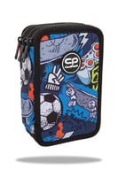 Piórnik potrójny z wyposażeniem Coolpack Jumper 3 Hobby