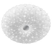 LAMPA sufitowa VEN P-1049/50 dekoracyjna OPRAWA plafon LED 74W kwiat biały