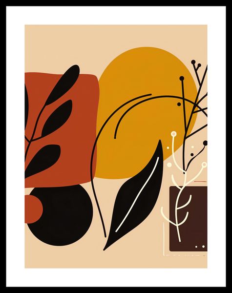 Plakat 60x80cm Ciepłe Kontury zdjęcie 3