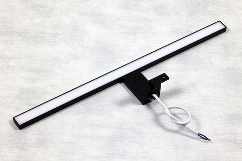 KINKIET LED LAMPA LED NA SZAFKĘ LUSTRO ŁAZIENKA 10W 50cm CZARNA na Arena.pl