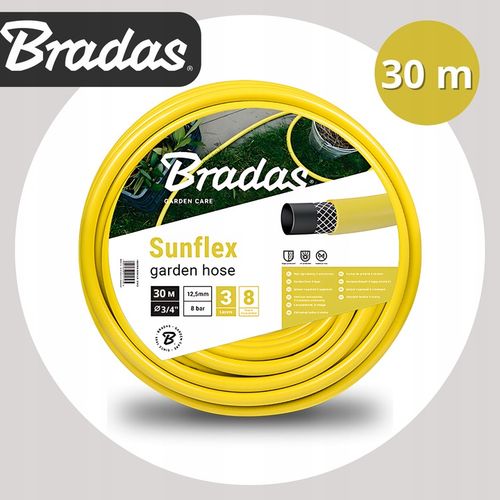 WĄŻ OGRODOWY 3/4" 30m WZMACNIANY MEGA WYTRZYMAŁY Do podlewania ogrodu żółty na Arena.pl