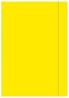 Teczka Z Gumką A4  Fluo Żółta A'10 3143