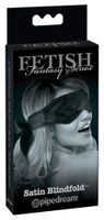 satynowa opaska na oczy czarna fetish fantasy limited edition