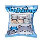 Poduszka PUDDING z MASKOTKAMI Kotki 8szt do RZUCANIA ZABAWY Pluszowe