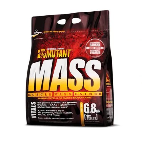 MUTANT MASS 6800g GAINER MASA WPC WPI | Truskawka-Banan na Arena.pl