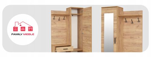 Garderoba przedpokój do przedpokoju szafa szafka na buty Gino Family Meble na Arena.pl