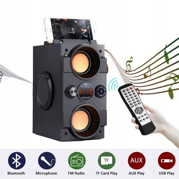 Feegar Głośnik Przenośny Bluetooth Karaoke +Mikrof zdjęcie 12