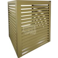 Osłona pompy ciepła 90x40x140 cm żółty Zabudowa GP502