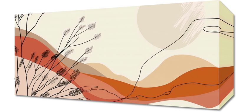 Obraz 40x20cm Ciepło Zachodów zdjęcie 1